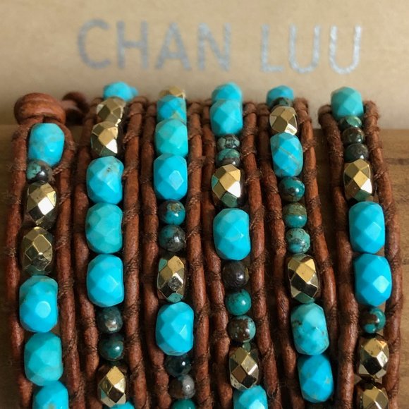 NWT Chan Luu Signature 5 Wrap Bracelet - Picture 5 of 9